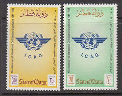 1984 Qatar ICAO Aviation Complete Set Of 2 MNH - Qatar