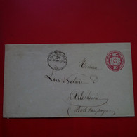 LETTRE SUISSE ENTIER REINACH POUR ARLESHEIM - Covers & Documents