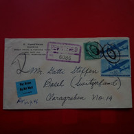 LETTRE WASHINGTON EVERETT E.ZIMMERMAN PLUMBING POUR BASEL - Storia Postale