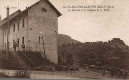 39 LES PLANCHES EN MONTAGNE RARE   La Mairie Et Le Chateau De La Folie - Andere Gemeenten