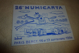 BELLE ILLUSTRATION...26E NUMICARTA ..PARIS BERCY 1994 (n°2006EX SUR 2500)..."LE CHEVAL GAGNANT" - Barberousse