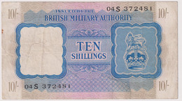 BRITISH MILITARY AUTHORITY , 10 SHILLING ND ( 1943 ) - Britse Militaire Autoriteit