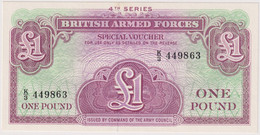 BRITISH ARMED FORCE , 1 POUND 4th SERIES ( 1962) - Forze Armate Britanniche & Docuementi Speciali