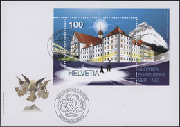 Suisse - 2020 - Engelberg - Block - Ersttagsbrief FDC ET - Brieven En Documenten