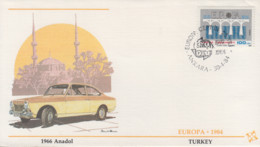 Enveloppe  FDC   1er  Jour    TURQUIE     EUROPA    1984 - 1984