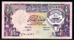 528-Koweit 1/2 Dinar Sig.4 - Kuwait