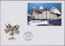 Suisse - 2020 - Engelberg - Block - Ersttagsbrief FDC ET - Briefe U. Dokumente