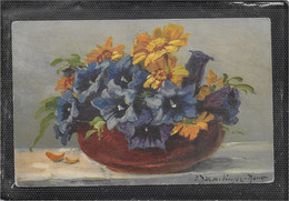 AK 0822  Stengelloser Enzian Und Arnika - Künstlerkarte Ca. Um 1920 - Blumen