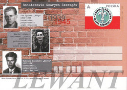 POLAND Postcard 2021.09.27. Cp 1939 Heroes Of Szare Szeregi - Scouts - Entiers Postaux