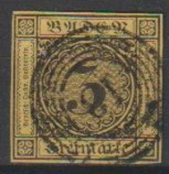 6/Mi: 2  Used; 1851 - Baden