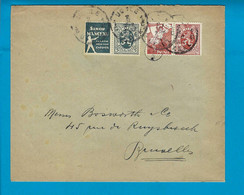 België N°PU6+PU46 Omslag Vanuit Uccle-Bruxelles Naar Bruxelles 1932 UNG - 1929-1937 Heraldic Lion
