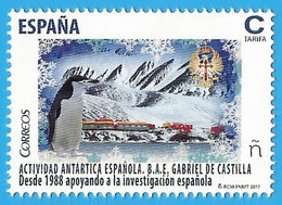 España. Spain. 2017. Actividad Antártica Española. B.A.E. Gabriel De Castilla - 2011-2020 Nuovi & Linguelle