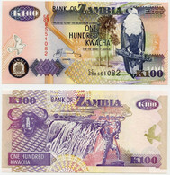 ZAMBIA -100 Kwacha  - 2003   - Pick N° 38b - UNC - Zambie