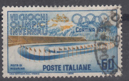 Italy Republic Winter Olympic Games 1956 Cortina Mi#961 Used - 1946-60: Oblitérés