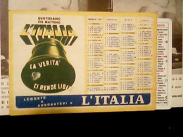 Calendario, Calendarietto De L'Italia, Quotidiano Del Mattino Per Il 1961  IK2098 - Petit Format : 1961-70