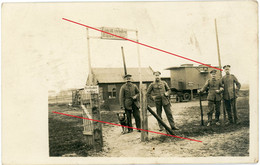 Carte Photo Allemande -  Deutsche Soldaten - Brieftauben Schlag Nr.1 - Pigeons Voyageurs  - Racing Pigeons -   WWI 14/18 - 1914-18