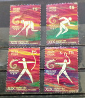 India - 2010- Commonwealth Games  -  Set - Fine Used. (D) - Used Stamps