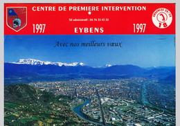 Calendrier Grand Format 1997 Des SAPEURS POMPIERS  D'Eybens  Isère - Grossformat : 1991-00