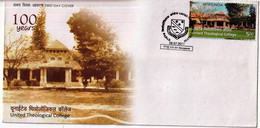 UNITED THEOLOGICAL COLLEGE-100 YEARS- SPECIAL COVER- INDIA-2011-BX2-9 - Théologiens