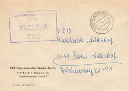 DDR ZKD 1966 VEB Fotochemische Werke Berlin - Oficial
