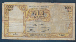 ALGERIE - 1000  Francs  Du  26 - 3 - 1953 - Algeria