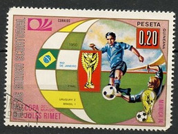 CMF Brésil - Guinée équatoriale - Guinea 1973 Y&T N°36-0,20p - Michel N°278 (o) - 0,20p Coupe Du Monde De Football - 1950 – Brasil