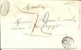 Chevagnes (Allier). Cachet à Date Type 15 - 1801-1848: Precursores XIX
