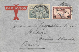 Lettre Elisabethville Pour Rehon Meurthe Et Moselle - Covers & Documents