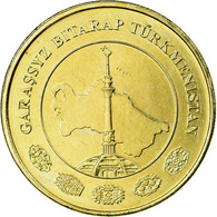 Monnaie, Turkmanistan, 50 Tenge, 2009, SPL, Laiton, KM:100 - Turkmenistán