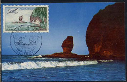 NOUVELLE CALEDONIE - BOURAIL  / 1959 CARTE MAXIMUM PREMIER JOUR DU PA # 72 (ref 8742d) - Cartoline Maximum