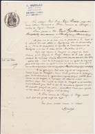 CHARENTE - JAVREZAC Près COGNAC - A. DUCLAS - ( 1897 ) Cachet Timbre Impérial - Manuskripte