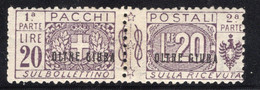 Oltre Giuba (1925) - Pacchi 20 Lire * MLH Sass. 13 - Oltre Giuba