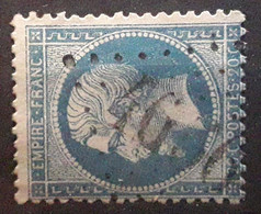 Empire No 22 Obl GC 4656 Bureau Supplémentaire De GUERLESQUIN , Finistère,  Indice 13  Belle Frappe TB - 1862 Napoleone III