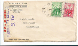 Aus366 / AUSTRALIEN - Kriegsausgabe 1940 In Die Schweriz, Rheinfelden, Zensiert - Covers & Documents