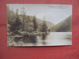 RPPC. Echo Lake Franconia Notch    White Mountains New Hampshire > White Mountains      Ref  5351` - White Mountains