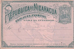 NICARAGUA                TARJETA POSTAL  PARA EL INTERIOR          PRECURSEUR - Nicaragua