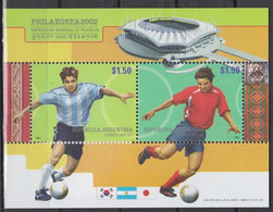 ARGENTINE    2002        BF   N°  79           Neuf Sans Charniére      COTE   6 € 00 - Blokken & Velletjes