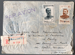 Madagascar Divers Sur Enveloppe Recomandée TAD TANANARIVE ANALAKELY 7.9.1948 - (C1747) - Covers & Documents