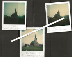 BUTSEL-SINT-MICHIELS-KERK-LOTJE-3 POLAROID-FOTOS-JAREN 70-AFM.+-9-11 CM-UNIEKE OPNAMES UIT PRIVE-ARCHIEF - Boutersem