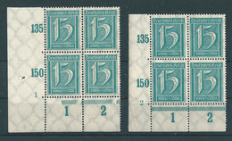 MiNr. 179 ** Bogenecken, Formnummer 1 + 2 - Unused Stamps