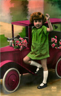 Carte Photo * Jeux & Jouets * Automobile Voiture Ancienne Enfant * Jeu Jouet - Jeux Et Jouets