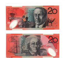 Australia 20 Dollars Stevens & Henry 2007 Prefix DC Polymer Issue P-53 UNC - 1992-2001 (billetes De Polímero)