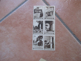 LABEL Chiudilettera Dentellato N.6 Differenti Roma Antica E Moderna Stampa Poligrafico Di Stato - Fiscales