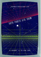 Plaquettes De Présentation Stand Du Japon Pour Le Salon Aéronautique Du Bourget Paris Air Show 1989 - Advertenties