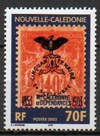 Nouvelle-Calédonie - 2003 - N° Yvert : 889 ** - Centenaire Du Premier Cagou Sur Timbre - Nuevos