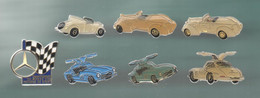 PINS PIN'S AUTO MERCEDES BENZ 730 CABRIOLET AUTOMOBILE 300 SL CHAMPIONNAT VOITURE SPORTS LOT 7 PINS  1 AB ARTHUS - Mercedes