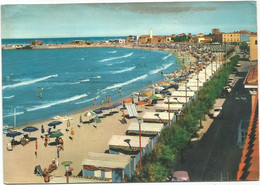 AA5072 Fano (Pesaro Urbino) - Lungomare E Spiaggia - Panorama / Viaggiata 1966 - Fano