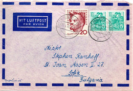 55858 - DDR - 1960 - 20Pfg. Lenin MiF A. LpBf BIRKENWERDER -> Bulgarien - Cartas & Documentos