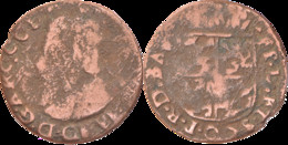 Pays-Bas Féodaux - Belgique - Principauté épiscopale De Liège - Liard - 1612-1650 - Ferdinand  De Bavière - RARE - B063 - Provincial Coinage