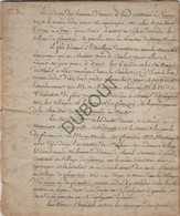 Manuscrit  Bataille Général Major De Martange 1793? (V633) - Manuscrits